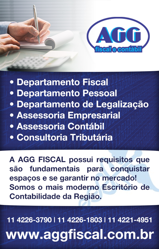AGG - Fiscal e Contbil - Escritrio Contbil no Bairro dos Casa, So Bernardo do Campo