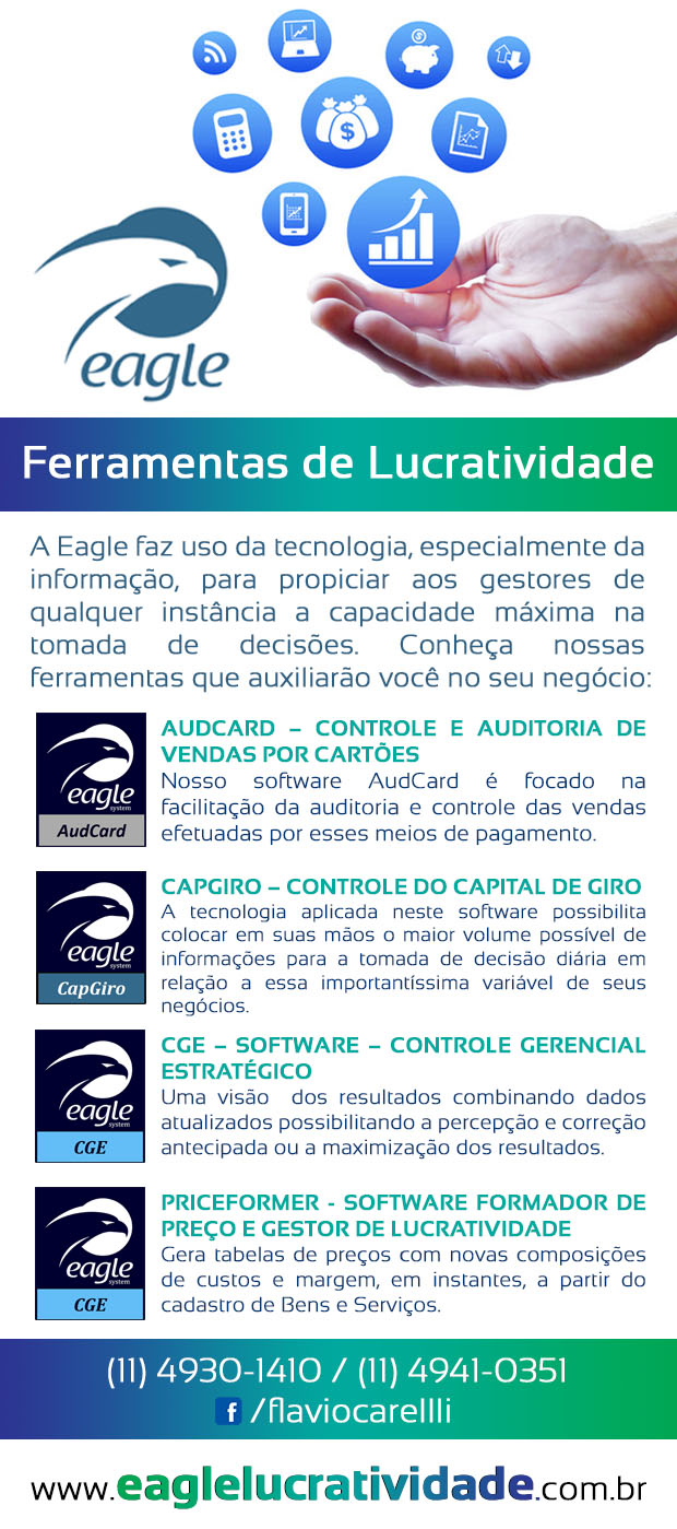 Eagle Lucratividade - Ferramentas de Lucratividade em So Bernardo do Campo, Jardim do Mar
