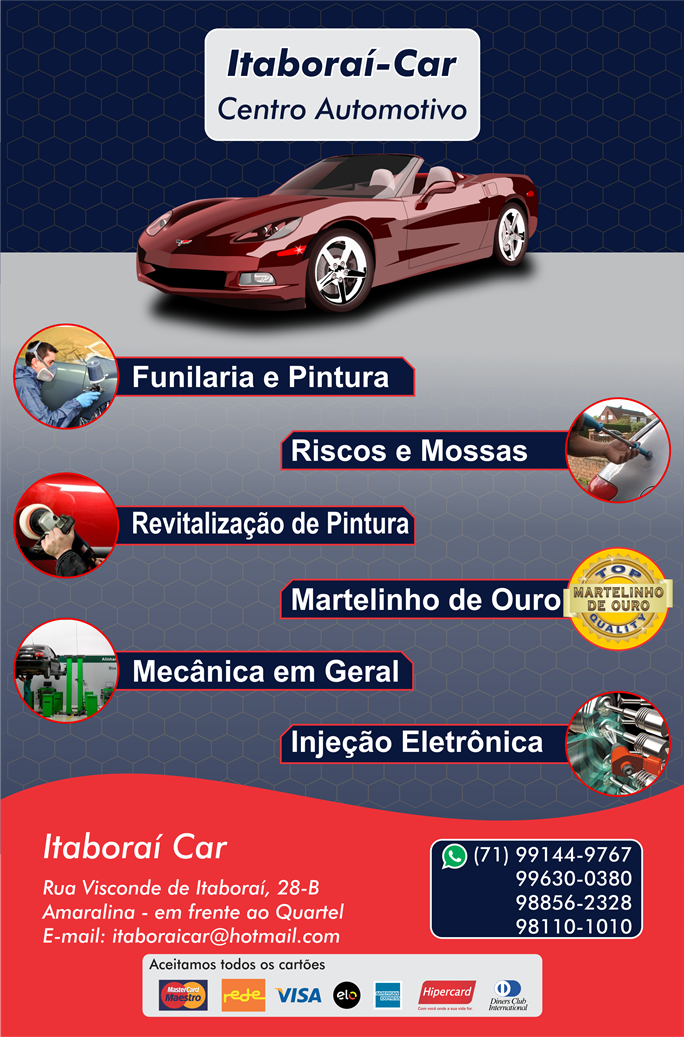 Itaborai-Car-Martelinho-de-ouro-em-amaralina-Centro-Automotivo-Auto-Center