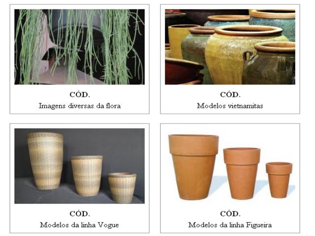 Vasos para plantas no Buritis