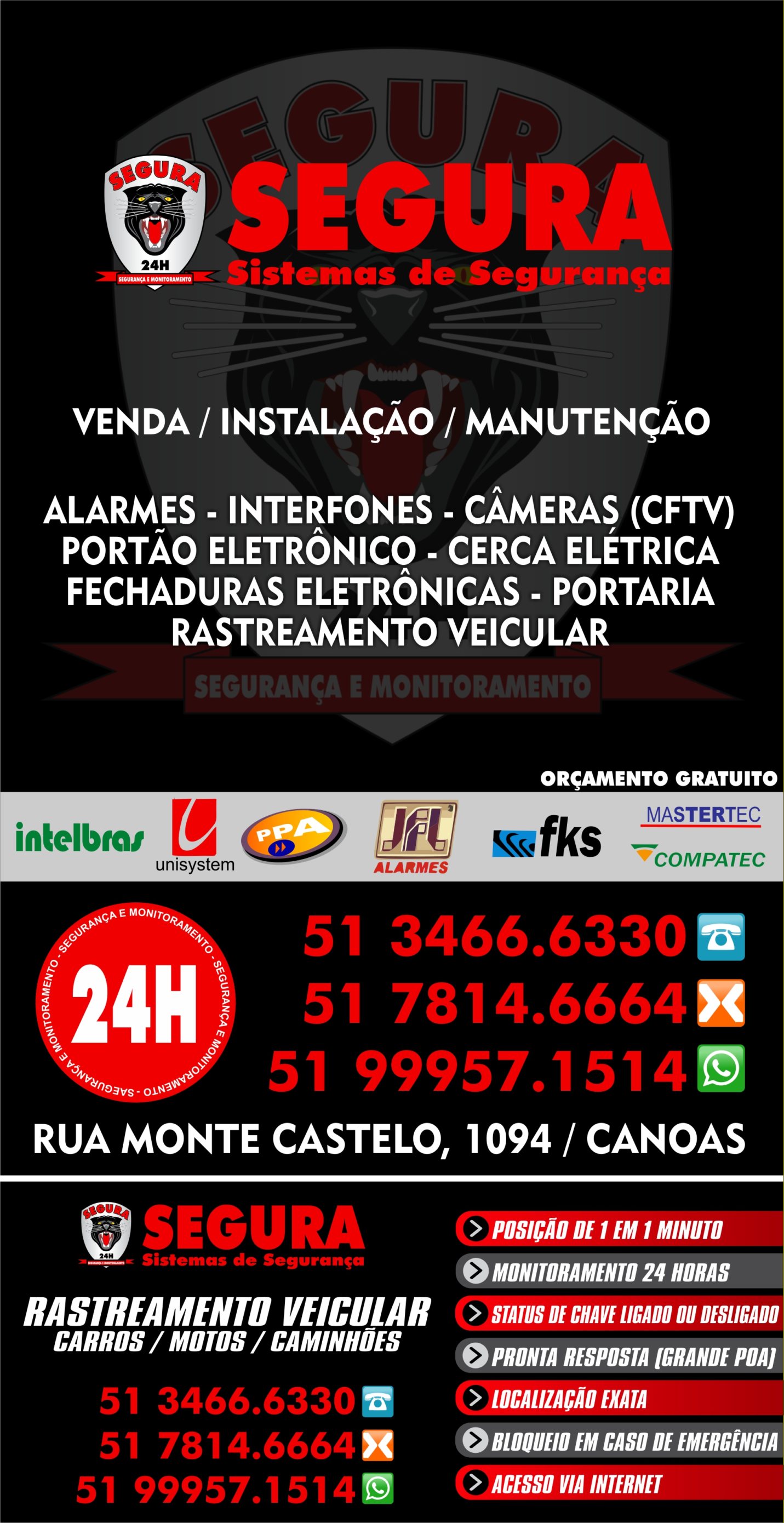 RASTREADOR VEICULAR EM CANOAS