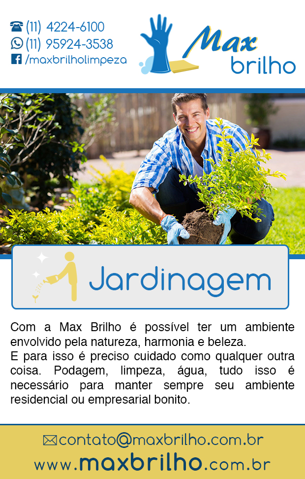 Max Brilho - Jardinagem em So Caetano do Sul, Fundao