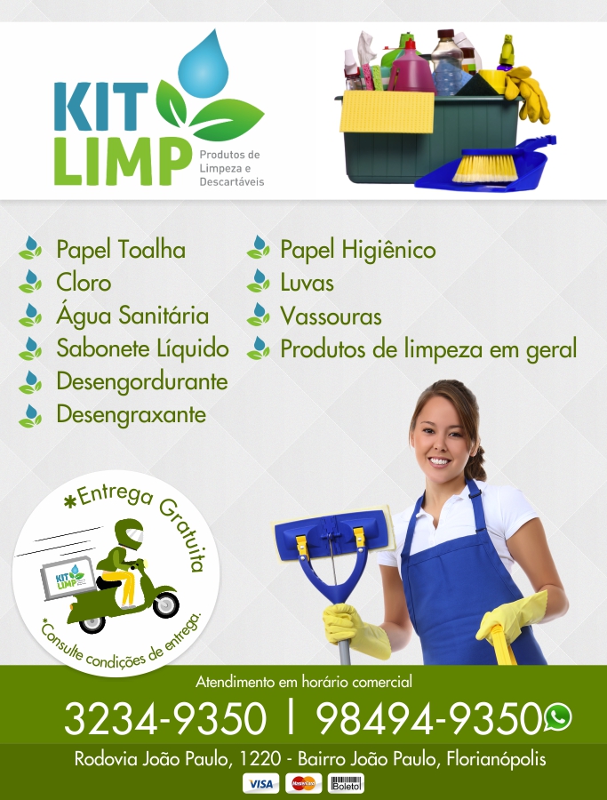 produtos de limpeza no centro de florianpolis, descartveis, coletores de lixo