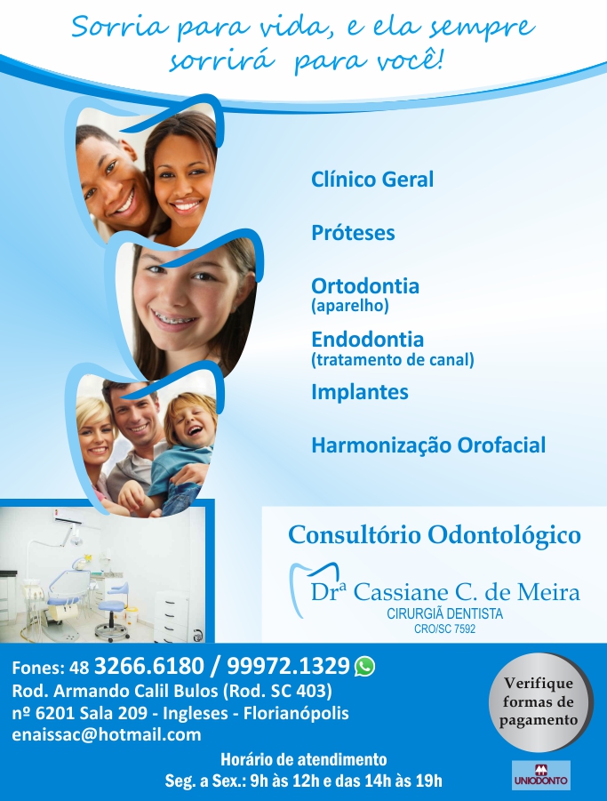 Clnica Geral em Ingleses, Norte da Ilha, Florianpolis, Dentista, Implantes, Ortodontia