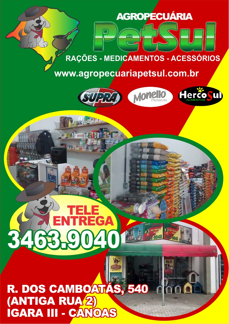 pet shop, agropecuaria, MEDICAMENTOS, RAO, CACHORRO, GATOS, AVES, CAVALOS, ASESSRIO PET, bairro igara, canoas, RS