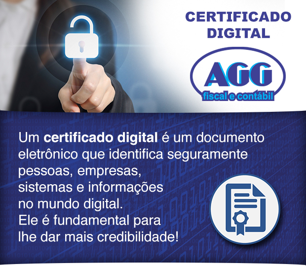 AGG - Fiscal e Contbil - Certificao Digital de Uso Especfico em So Jos, So Caetano do Sul