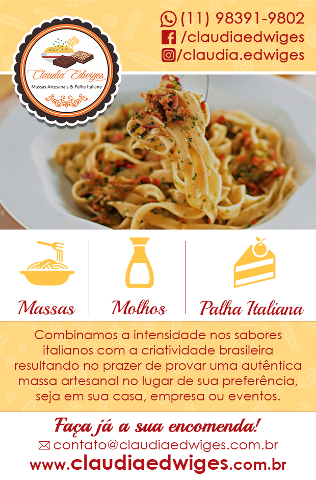 Claudia Edwiges Massas Artesanais - Restaurante Italiano no Jabaquara, So Paulo